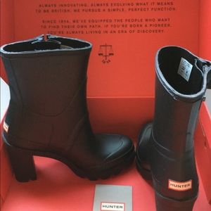 Hunter boots brand new Firm on price never worn